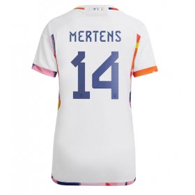 Damen Fußballbekleidung Belgien Dries Mertens #14 Auswärtstrikot WM 2022 Kurzarm